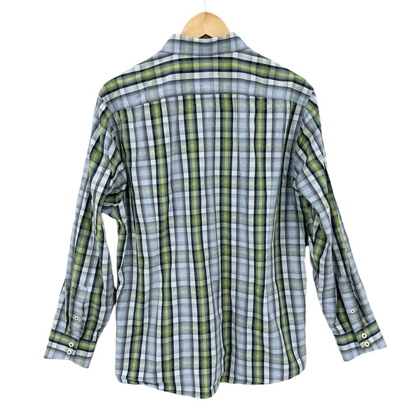 TOMMY BAHAMA Shirt Island Modern Fit Plaid Long Sleeve - Picture 2 of 8